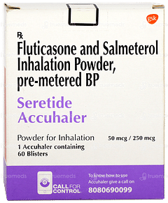 Seretide Accuhaler 50mcg/250mcg Inhaler 1