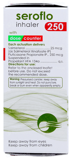 Seroflo 250 Inhaler 120mdi Seroflo 250 Inhaler 120mdi