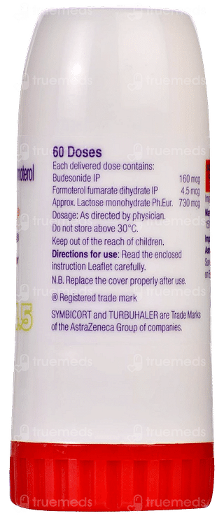 Symbicort Turbuhaler 4.5/160 MCG Inhaler 60 Mdi