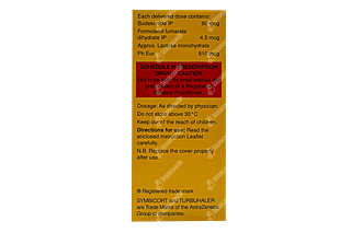 Symbicort Turbuhaler 80/4.5mcg Inhaler 60 Mdi