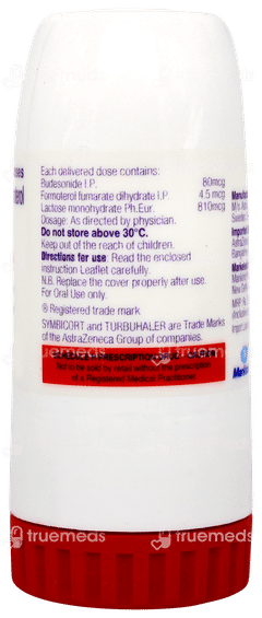 Symbicort 80mcg/4.5mcg Turbuhaler 60mdi