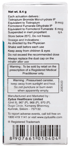 Tioform Inhaler 120mdi Tioform Inhaler 120mdi