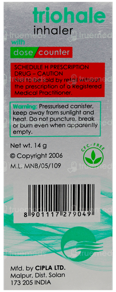 Triohale Inhaler 200Mdi Triohale Inhaler 200Mdi