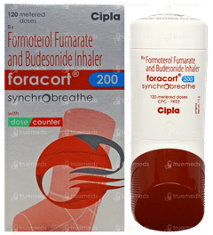 Foracort 200 Synchrobreathe Inhaler 120Mdi Foracort 200 Synchrobreathe Inhaler 120Mdi