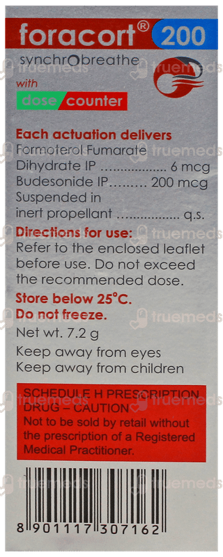 Foracort 200 Synchrobreathe Inhaler 120Mdi