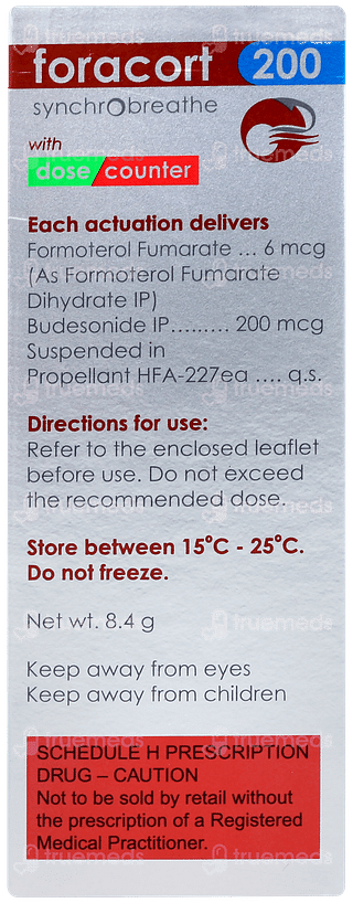 Foracort 200 Synchrobreathe Inhaler 120mdi