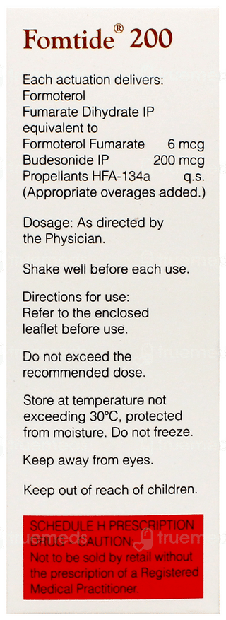 Fomtide 200 Inhaler 120Mdi