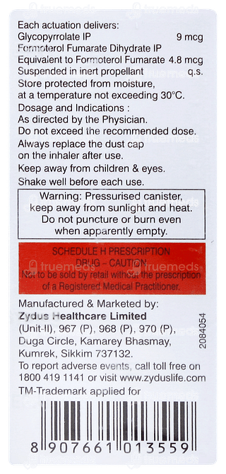 Forglyn Inhaler 120mdi