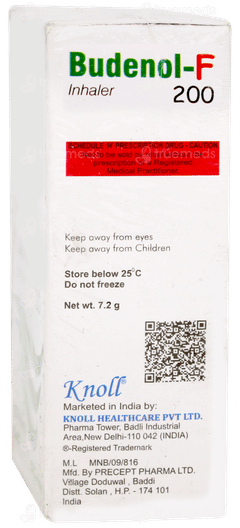 Budenol F 200 Inhaler 120mdi Budenol F 200 Inhaler 120mdi