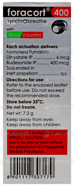 Foracort 400 Synchrobreathe Inhaler 120Mdi