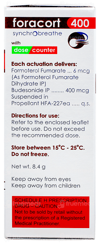 Foracort 400 Synchrobreathe Inhaler 120mdi