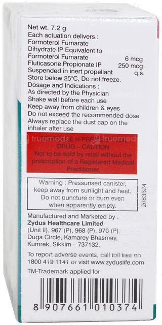 Formosone 250 Inhalar 120mdi
