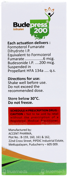 Budepress 200 Inhaler 120mdi
