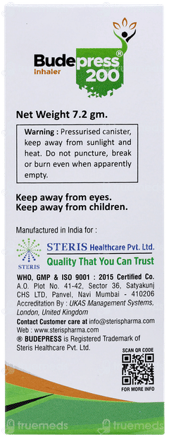Budepress 200 Inhaler 120mdi