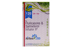 Airflow 25/250 MCG Inhaler 120 Mdi