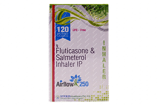 Airflow 25/250 MCG Inhaler 120 Mdi