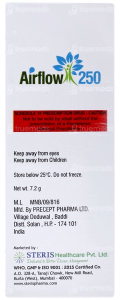 Airflow 250 Inhaler 120mdi Airflow 250 Inhaler 120mdi