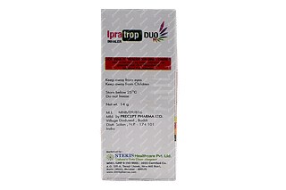 Ipratrop Duo 50/20 MCG Inhaler 200 Mdi