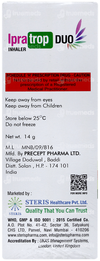 Ipratrop Duo Inhaler 200mdi