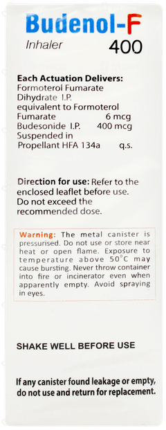 Budenol F 400 Inhaler 120mdi