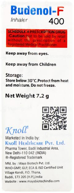 Budenol F 400 Inhaler 120mdi