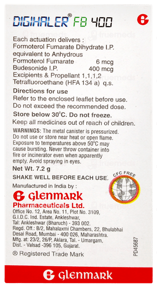 Digihaler Fb 400 Inhaler 120mdi