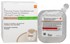 Trelegy Ellipta 100Mcg/62.5Mcg/25Mcg Powder For Inhalation 30 Trelegy Ellipta 100Mcg/62.5Mcg/25Mcg Powder For Inhalation 30