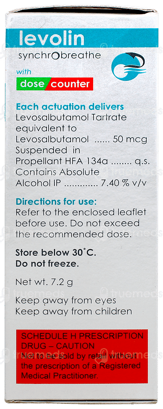 Levolin Synchrobreathe Inhaler 120mdi