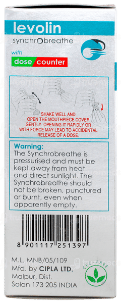 Levolin Synchrobreathe Inhaler 120mdi