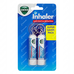 Vicks Inhaler Super Saver Pack 0.5ml Pack Of 2 Vicks Inhaler Super Saver Pack 0.5ml Pack Of 2