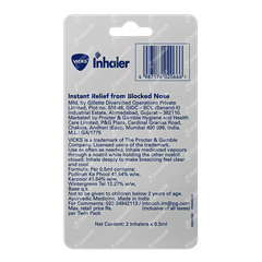 Vicks Inhaler Super Saver Pack 0.5ml Pack Of 2