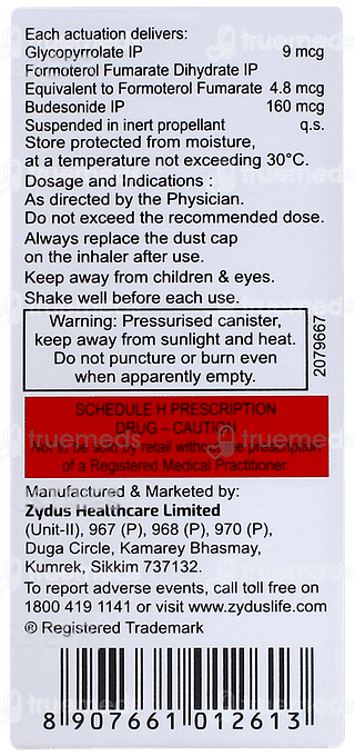 Forglyn Plus Inhaler 120mdi