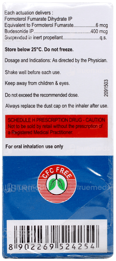 Pulmosmart 400 Inhaler 120mdi