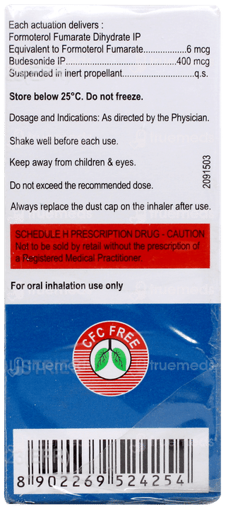 Pulmosmart 400 Inhaler 120mdi