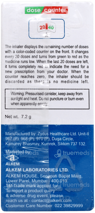 Pulmosmart 400 Inhaler 120mdi