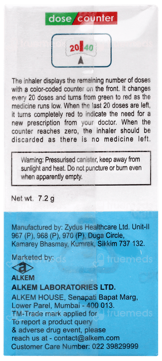 Pulmosmart 200 Inhaler 120mdi