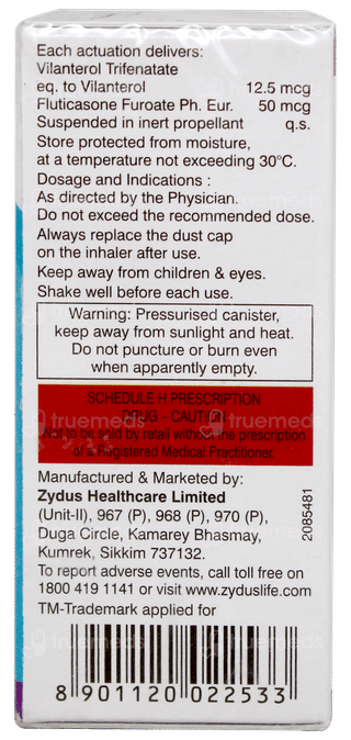 Odihale 50 Cfc Free Inhaler 120mdi