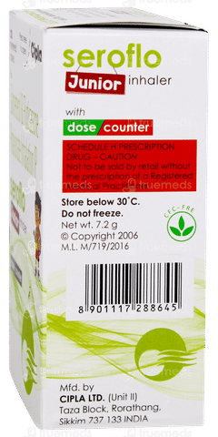 Seroflo Junior Inhaler 120mdi Seroflo Junior Inhaler 120mdi