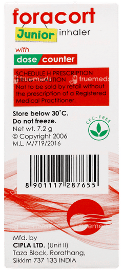 Foracort Junior Inhaler 120mdi