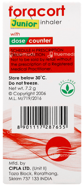 Foracort Junior Inhaler 120mdi