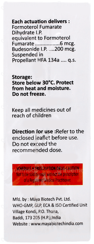 Asmanixt Fb 200 Inhaler 120mdi