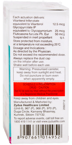 Odihale G 50 Cfc Free Inhaler 120mdi
