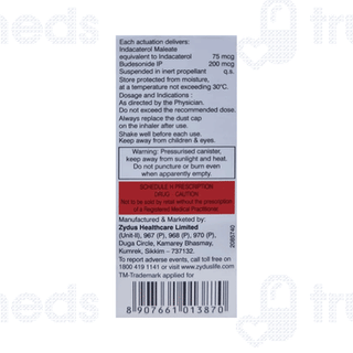 Indanide 200 Inhaler 120mdi