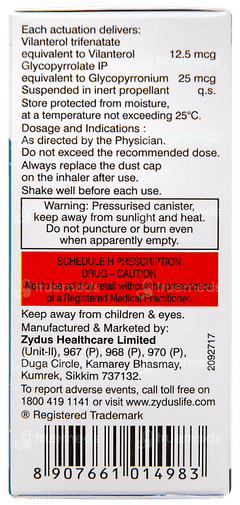 Glynium Vt Cfc Free Inhaler 120mdi