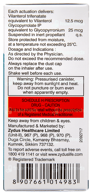 Glynium Vt Cfc Free Inhaler 120mdi