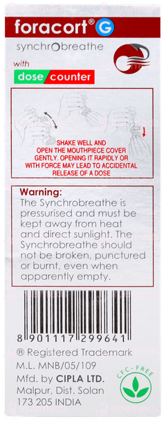 Foracort G Synchrobreathe 120mdi