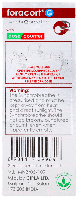Foracort G Synchrobreathe 120mdi