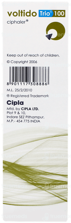 Voltido Trio 100 Ciphaler 60 Doses