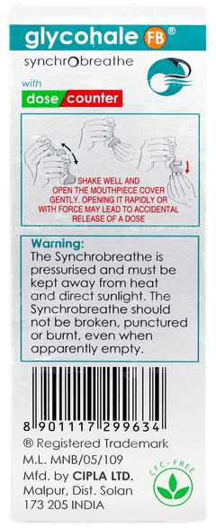 Glycohale Fb Synchrobreathe 120mdi
