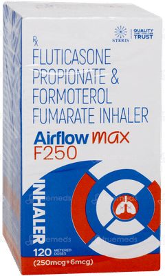 Airflow Max F 250 Inhaler 120mdi